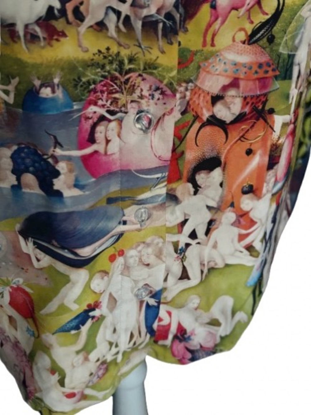 INCREDIBLE The Garden of Earthly Delights Blackmilk Top Art Boho Avant- Garde - Picture 5 of 16